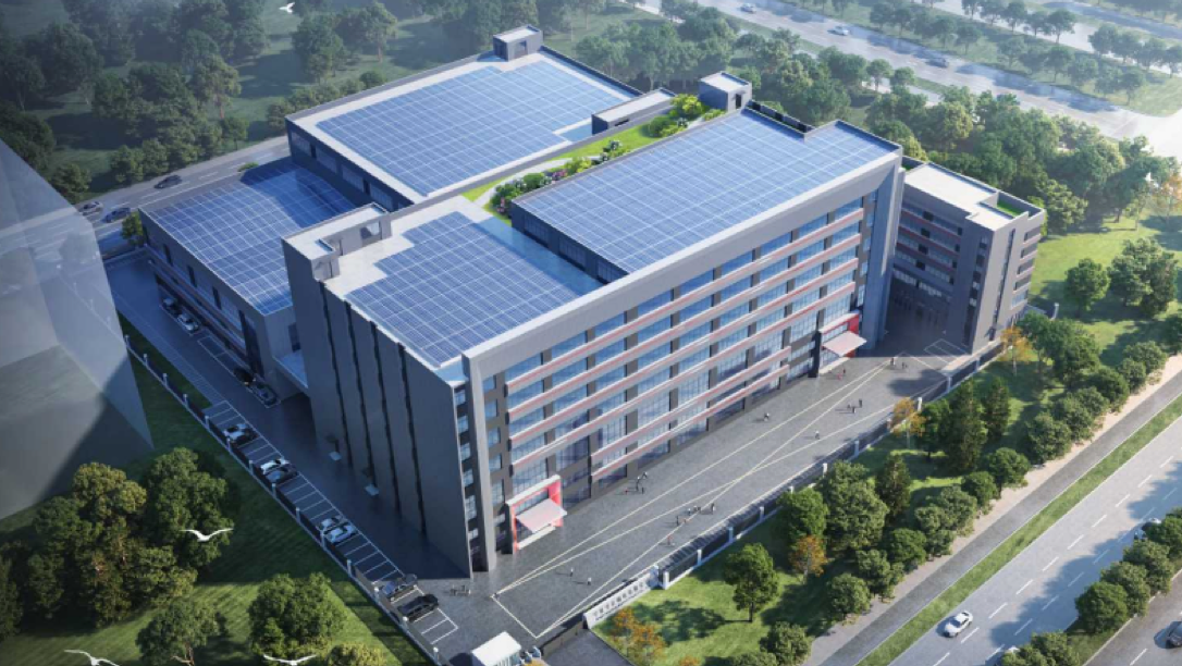 Modern office building representing the company